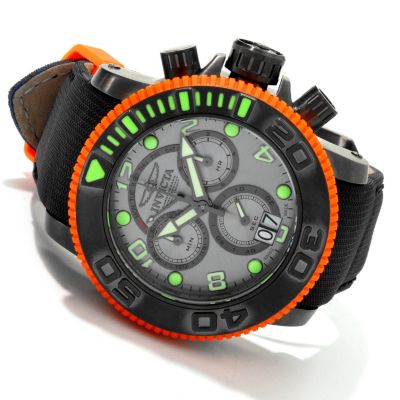 607-449 - Invicta Men's Sea Hunter Swiss Chronograph Exhibition Back Strap Watch