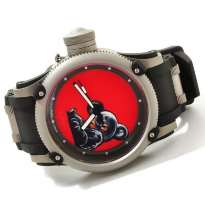 INVICTA MEN'S RUSSIAN DIVER LIMITED EDITION ARTIST SERIES POLY STRAP WATCH