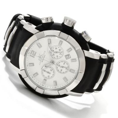 ADEE KAYE MEN'S SPY COLLECTION QUARTZ CHRONOGRAPH STRAP WATCH