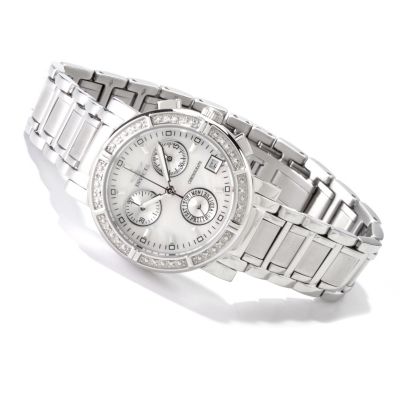 INVICTA WOMEN'S CLASSIQUE CHRONOGRAPH STAINLESS STEEL BRACELET WATCH