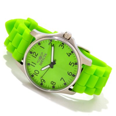 INVICTA WOMEN'S ANGEL JELLYFISH SILICON STRAP WATCH
