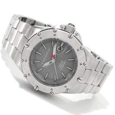 607-641 - Android Divemaster Enforcer T100 Automatic Stainless Steel Bracelet Watch