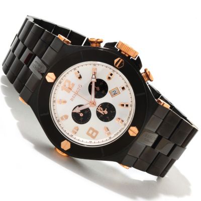 607-699 - Renato Men's Wilde-Beast Swiss Quartz Chronograph Bracelet Watch