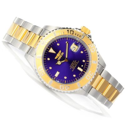 INVICTA MEN'S PRO DIVER DIAMOND AUTOMATIC BRACELET WATCH