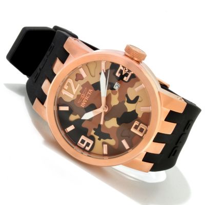 INVICTA MEN'S DNA CAMO QUARTZ STRAP WATCH