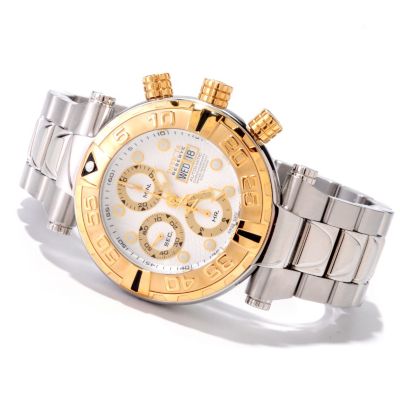 INVICTA RESERVE MEN'S SUBAQUA NOMA I VALJOUX 7750 STAINLESS BRACELET WATCH