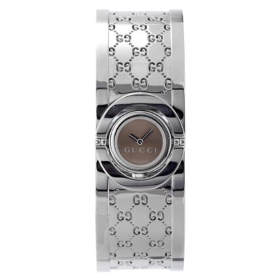 608-140 - Gucci Women's Twirl Beige Dial & Stainless Steel Bracelet Watch