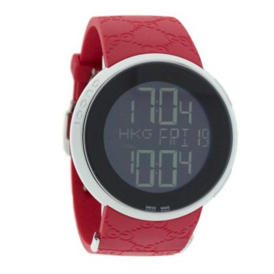 608-373 - GUCCI RUBBER STRAP WATCH YA114212