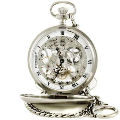 TASCHE SKELETON SILVER-TONE WATCH
