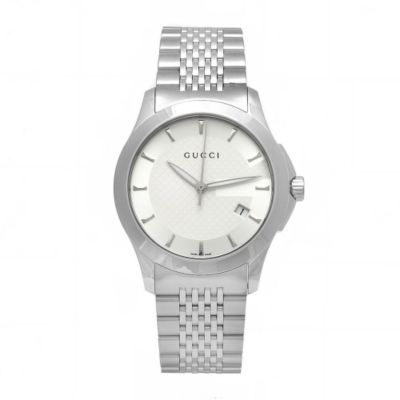 609-375 - Gucci Women's Timeless Swiss Quartz Stainless Steel Bracelet Watch