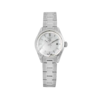 610-948 - Tag Heuer Women's Carrera Swiss Quartz Mother-of-Pearl Dial Bracelet Watch