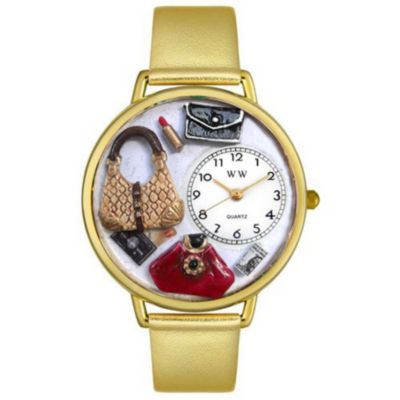 611-281 - Whimsical Watches Mid-Size Japanese Quartz Purse Lover Leather Strap Watch