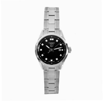 611-608 - Tag Heuer Women's Carrera Swiss Quartz Stainless Steel Bracelet Watch