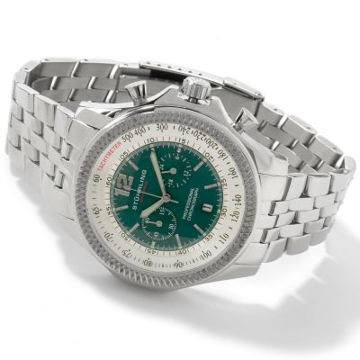 612-164 - St&uuml;hrling Original Men's Targa 24-Pro Chronograph Stainless Steel Watch    
