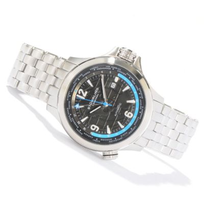 612-197 - St&uuml;hrling Original Men's Now Voyager Automatic Bracelet Watch 