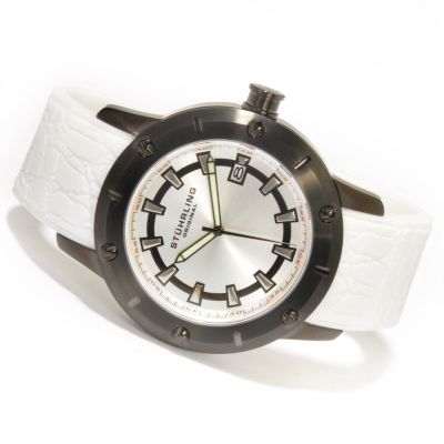 612-208 - St&uuml;hrling Original Men's Torino Sports Quartz Rubber Strap Watch