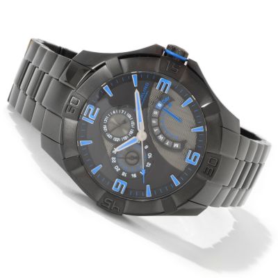 612-215 - St&uuml;hrling Original Men's Gen-X Quartz Retrograde Stainless Steel Bracelet Watch