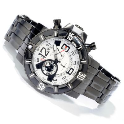 612-225 - St&uuml;hrling Original Men's Challenger Pro Quartz Chronograph Stainless Steel Bracelet Watch
