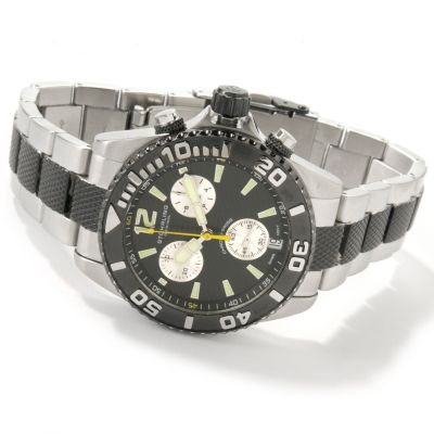 612-915 - St&uuml;hrling Original Men's Stellar Sea Lion II Quartz Chronograph Bracelet Watch