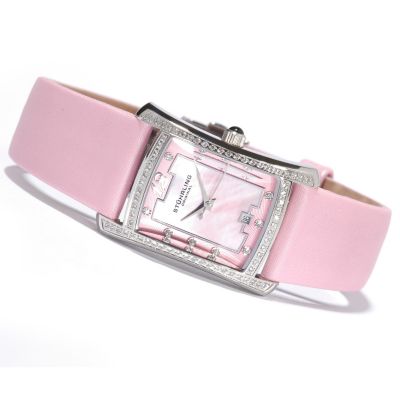 612-920 - St&uuml;hrling Original Women's Lady Gatsby La Femme Leather Strap Watch