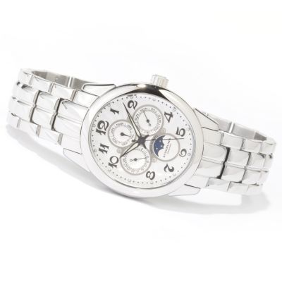 612-922 - St&uuml;hrling Original Men's Aviator Quartz Multifunction Stainless Steel Watch