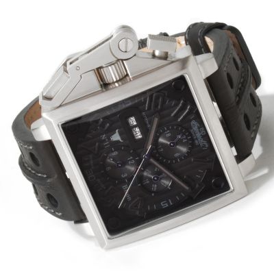 612-997 - Ingersoll Men's Bison No. 11 Automatic Leather Strap Watch