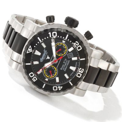 613-005 - Ingersoll Men's Bison No. 16 Automatic Stainless Steel Bracelet Watch
