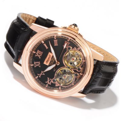 613-033 - Ingersoll Men's Nashville Automatic Leather Strap Watch