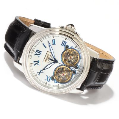 613-035 - Ingersoll Men's Nashville Automatic Leather Strap Watch