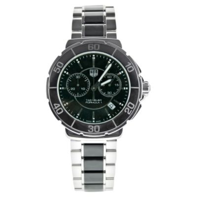 613-326 - Tag Heuer Men's Formula 1 Swiss Made Quartz Chronograph Stainless Steel Bracelet Watch