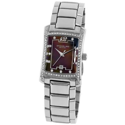 613-342 - St&uuml;hrling Original Women’s Lady Gatsby High Society Quartz Stainless Steel Bracelet Watch