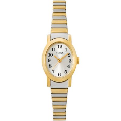 613-398 - Timex&reg; Women's Cavatina Quartz Silver-tone Dial Stainless Steel Bracelet Watch