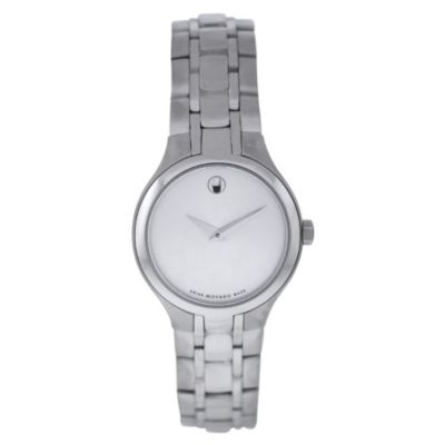 613-516 - Movado Women's Classic Swiss Quartz Silver-tone Dial Stainless Steel Bracelet Watch