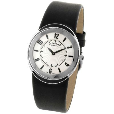613-547 -  St&uuml;hrling Original Men's Movida Quartz Leather Strap Watch