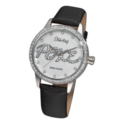 613-548 - St&uuml;hrling Original Lady Peace Women's Quartz Watch Made w/ Swarovski&reg; Elements