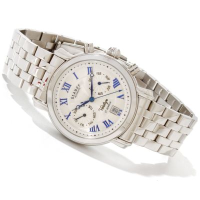 614-311 -  Stauer Men's Vendage Automatic Stainless Steel Bracelet Watch