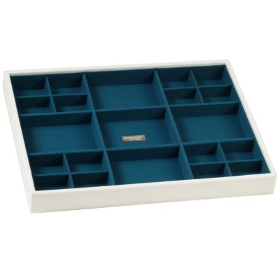 614-367 - Wolf Designs Stackables 14 Compartment 10.5" Jewelry Tray 