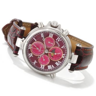 614-412 - Stauer Men's Graves '33 Automatic Stainless Steel Strap Watch