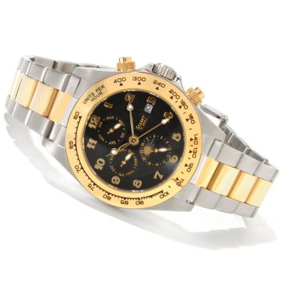 614-501 - Stauer Men's Corso Automatic Stainless Steel Bracelet Watch