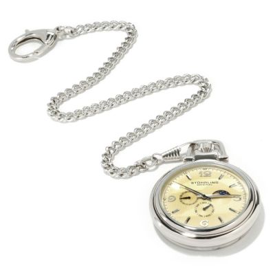 STSTL WTCH STUHRLING ORIGINAL MONARCH MOON POCKET WATCH