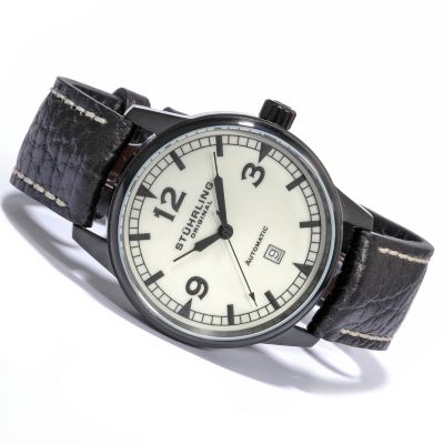 STSTL WTCH STUHRLING ORIGINAL GENTS TUSKEGEE FLIER AUTOMATIC