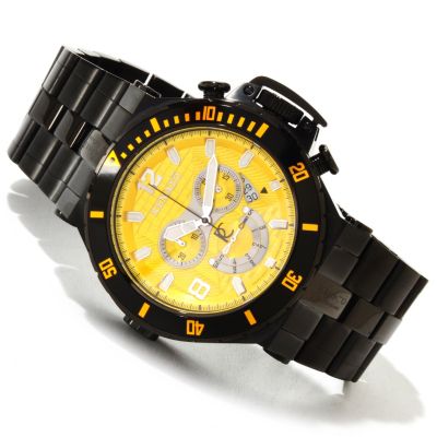 RENATO MEN'S WILDEBEAST DIVER SWISS CHRONOGRAPH STAINLESS STEEL BRACELET WATCH