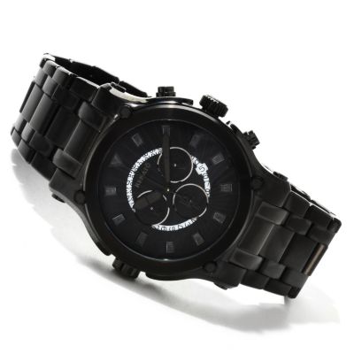 RENATO MEN'S CALIBRE ROBUSTA SWISS CHRONOGRAPH STAINLESS STEEL BRACELET WATCH