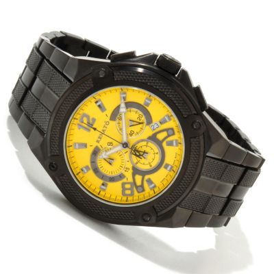 616-331 - Renato Men's Cougar Swiss Quartz Chronograph Stainless Steel Bracelet Watch
