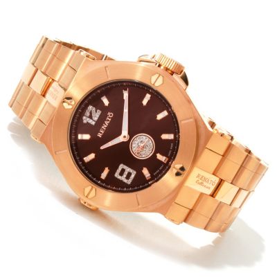 RENATO MEN'S OR WOMEN'S WILDEBEAST DIAMOND ACCENTED WATCH