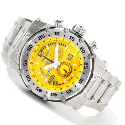 616-691 - Renato Men's Buzo Extreme Swiss Quartz Dual Time Stainless Steel Bracelet Watch