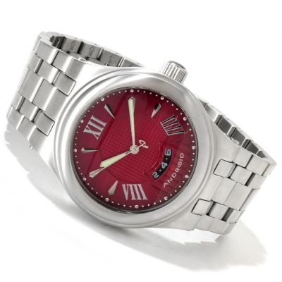 Android Men's Spiral Big Date Automatic Bracelet Watch