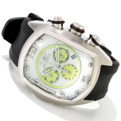 INVICTA MEN'S LUPAH REVOLUTION QUARTZ CHRONOGRAPH LUME DIAL STRAP WATCH