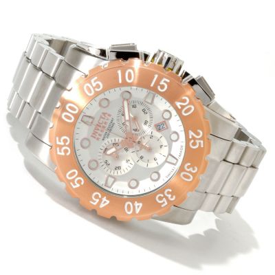 INVICTA RESERVE MEN'S LEVIATHAN DIVER SWISS CHRONO STAINLESS BRACELET