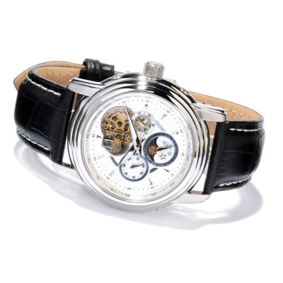 CONSTANTIN WEISZ MEN'S MULTIFUNCTION STRAP WATCH